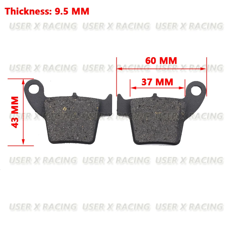 

USERX Motorcycle disc brake pad Brakes Front Rear Disc Brake Pads For Scooter High temperature resistance Friction resistance