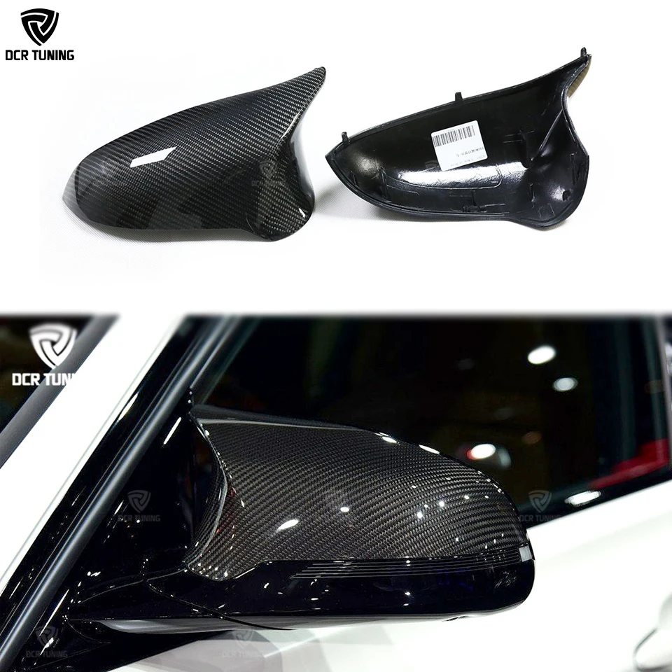 

Car Carbon Fiber Wing Door Mirror Cover for BMW F80 M3 F82 F83 M4 F87 M2C Replacement Style Rearview Mirror
