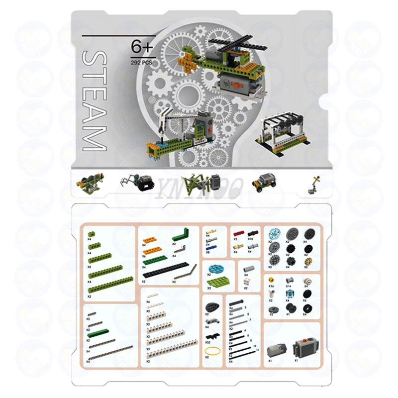 NEW 292Pcs/Set WeDo Robotics Construction Set Learning Classroom 9686 9580 Building Blocks Kit Boxed STEM Educational Toys