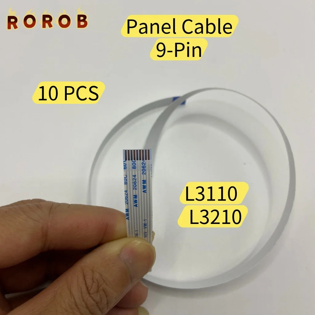 

9-Pin Flat Flexible Cable Switch Control Panel Cable for Epson L3110 L3111 L3100 L3101 L3106 L3109 L3210 L3216 Printer Parts