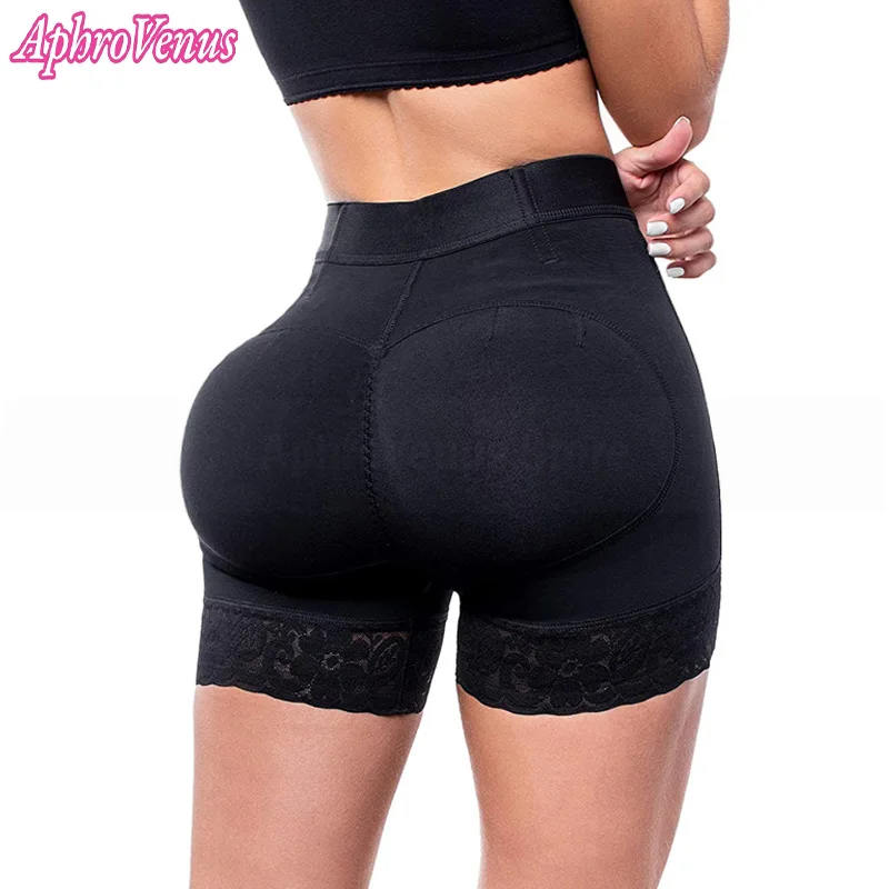 High Quality Fajas Colombianas Tummy Control Butt Lifter Low Waist Hip Lifting Shorts Women's Button Up Shorts Fajas Colombian