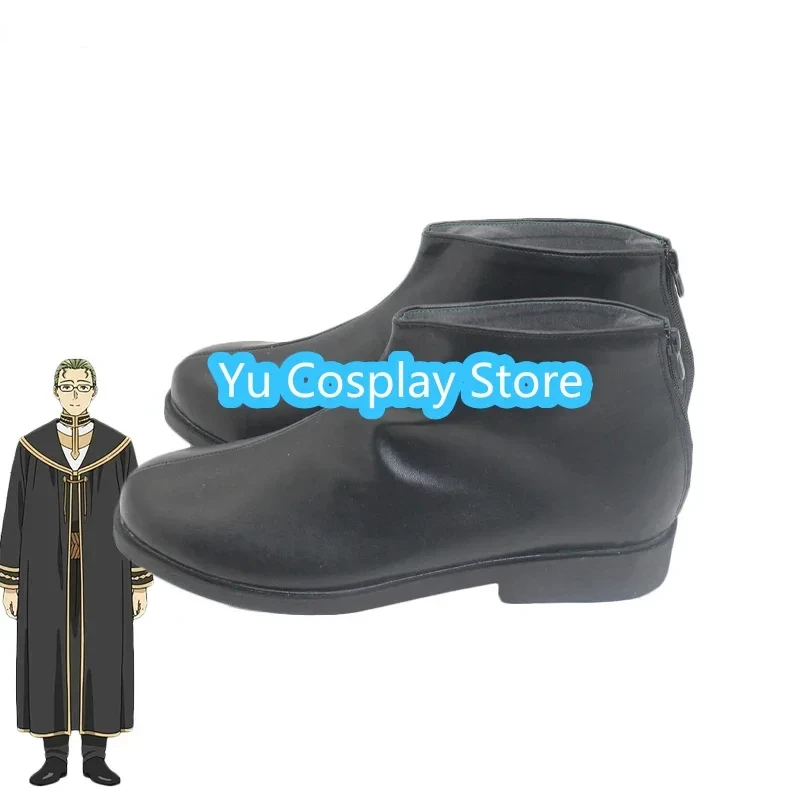 Anime Frieren at the Funeral Heiter Cosplay Shoes Cute Cosplay Boots Halloween Carnival Prop PU Leather Shoes Custom Made