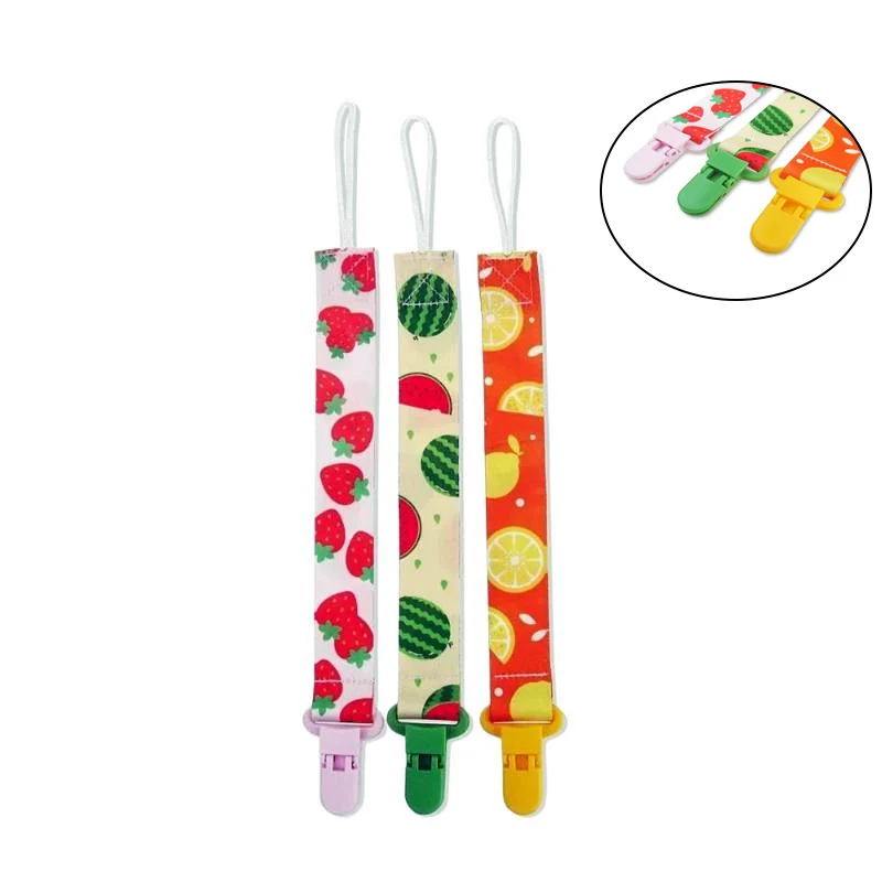 

Детский мультяшный держатель для соски, набор из 3 предметов, регулируемый, с надежным захватом, нескользящий ремешок для кормления новорожденных