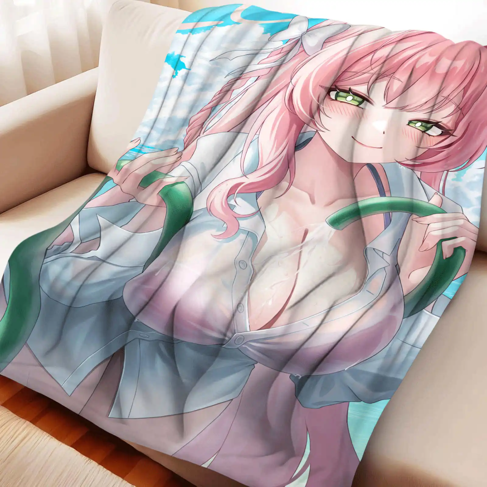 

Синий архив Урава Ханако аниме супер мягкое фланелевое одеяло для дивана, дивана, покрывала, легкое одеяло для гостиной