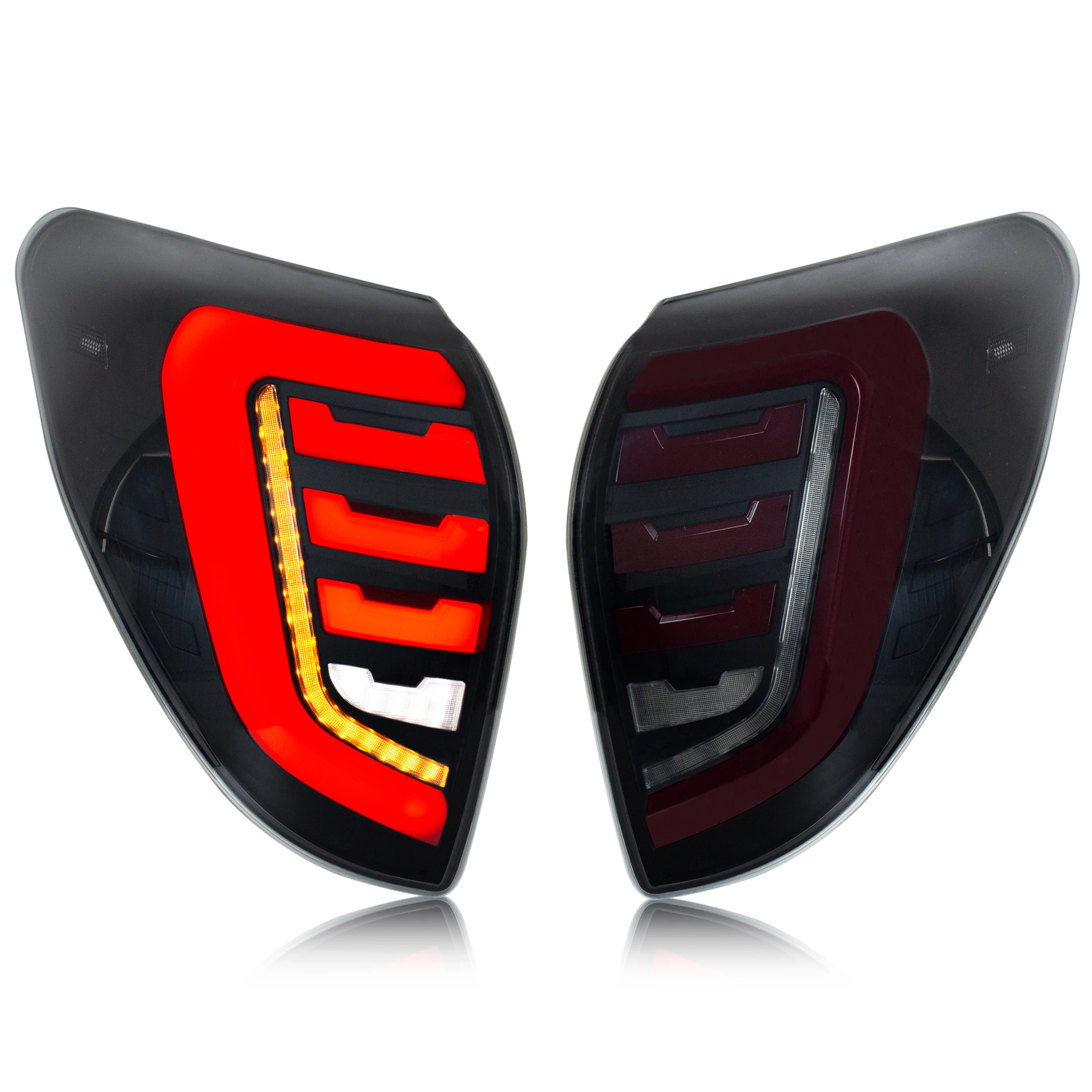 トヨタ RAV4 2009-2012用LEDテールライト シーケンシャルシグナル ダイナミックブラック リアランプアセンブリ [RAV4 2006-2008には適合しません]