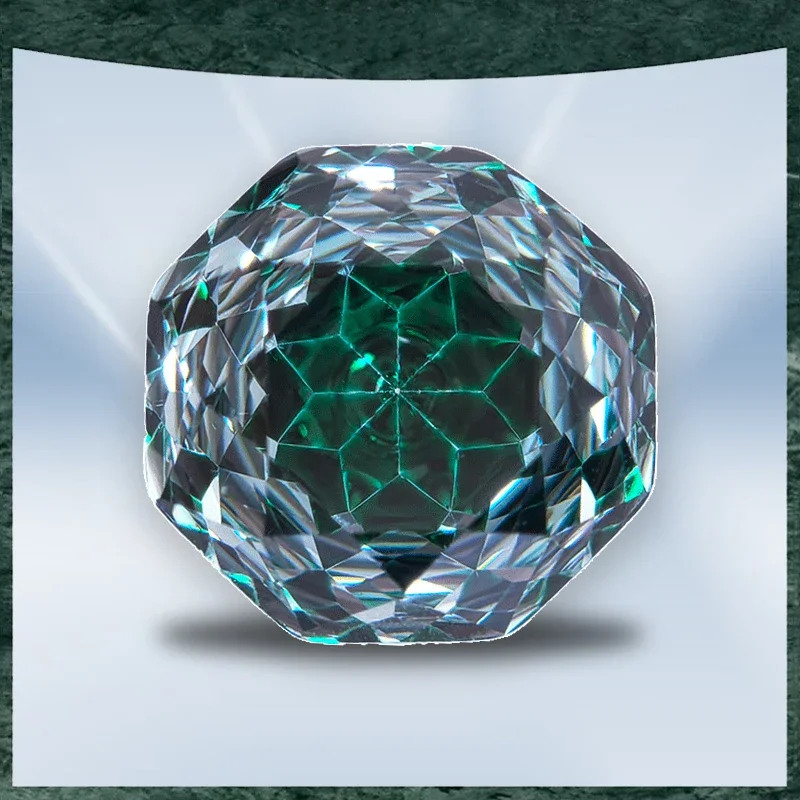

L-Cubic Zirconia Special Rose Cut Dark Green Color Gemstone Bead Wholesale and Retail Diy Advanced Jewelry Rings Earrings Making