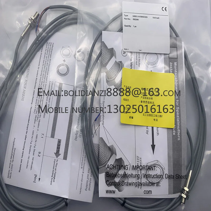 

The brand-new original sensor NBB0.8-5GM25-E3 One year warranty in stock