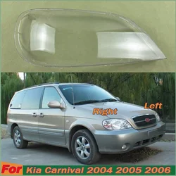 Transparent Shade Mask Plexiglass For Kia Carnival 2004 2005 2006 Car Accessories Headlight Lens Cover Headlamp Shell Lampshade