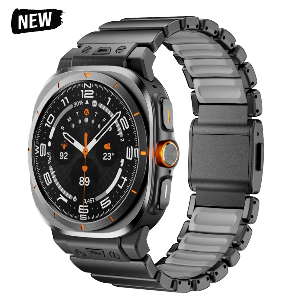 Titanium Strap for Samsung Galaxy Watch Ultra 47mm 2026/2025/2024 Luxury Metal Magnetic Band for Galaxy Watch 7 Ultra Bracelet