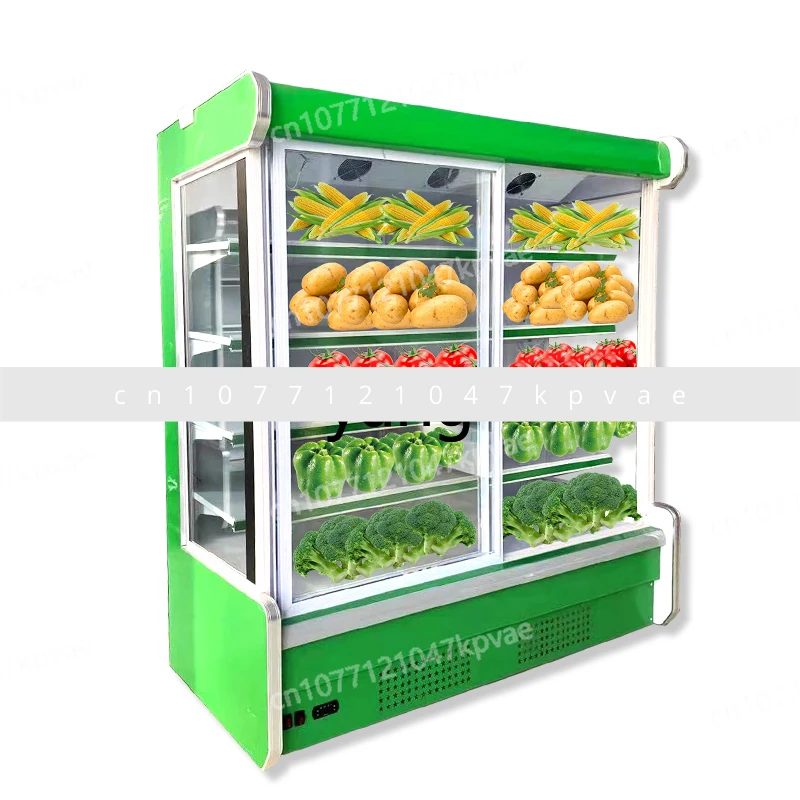 L'm'm Commercial Wind Screen Counter Fruit Fresh Cabinet Air Cooled Display Cabinet Refrigerated Cabinet