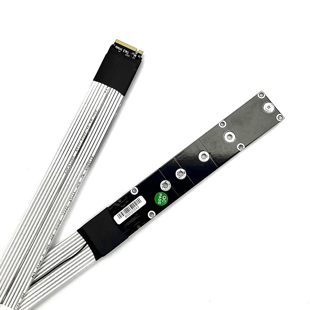 For M.2 NVMe SSD Extension Cable PCIe 5.0 x4 Gen5 128Gbps (Max.) High-Speed Lossless K44 Series Adapter Cable Support 2280 22110