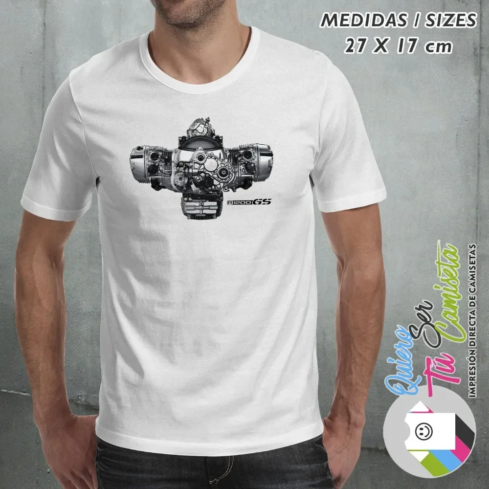 T-Shirt Motorcycle Engine Boxer Gs 1200 R 1200Gs Motorrad Delivery Peninsula 24/48 Hmens T Shirts Short Sleeve