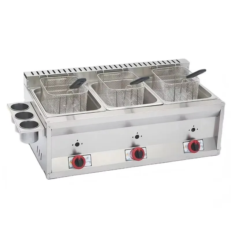 

Commercial Counter Top Restaurant Gas Deep Fryer Industrial Gas Donut/chips/cake/donutcommercial Fryer