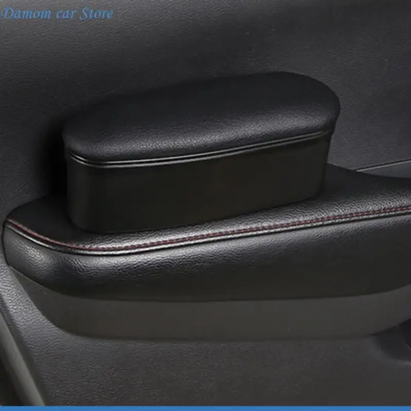 A2UC Storage Box for Car Multifunctional Armrest Console Armrest Pad Elbow Support