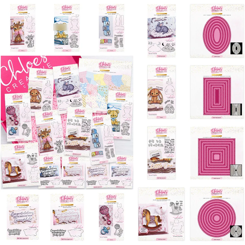 

New Baby Collection Sentiment Metal Cutting Dies For DIY Craft Making Decoration Greeting Stencil Paper Card Scrapbooking Album