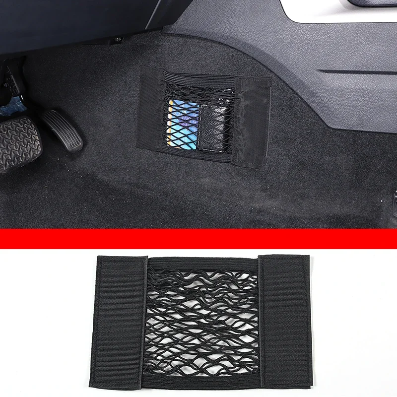 

For Toyota Tundra 2022-2023 Car Center Mobile Phone Net Bag Trunk Storage Net Cargo Organizer Car Accessories