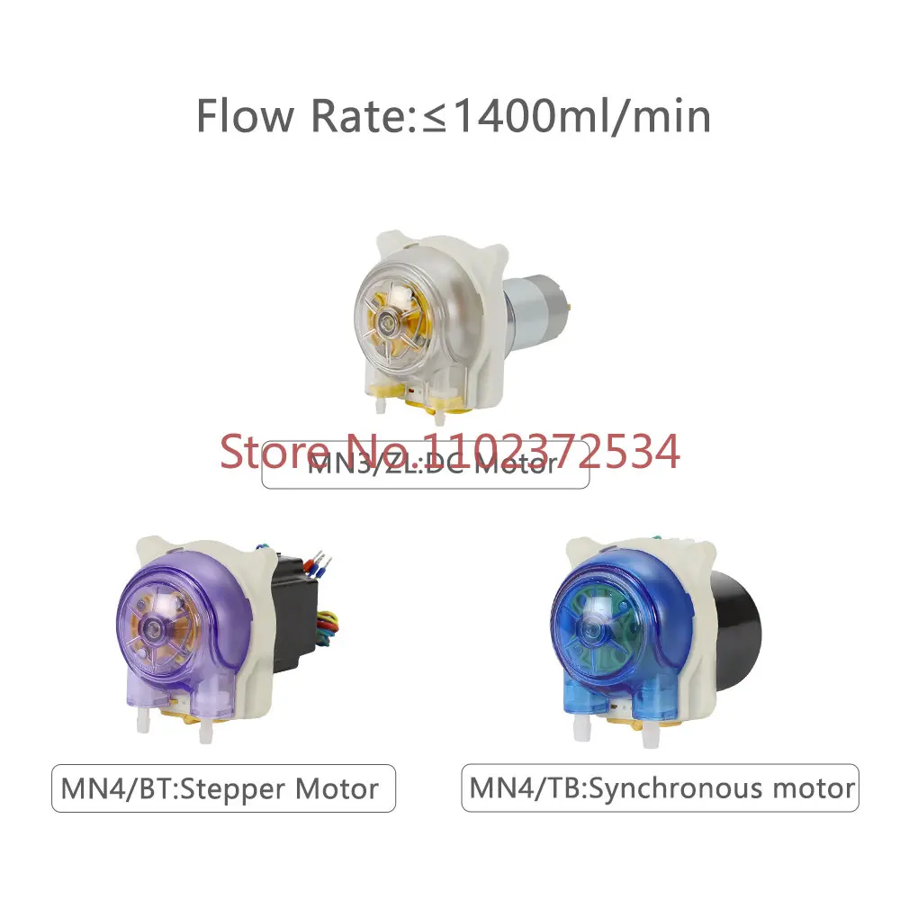 6V to 36V Stepper Motor Driver Nema 23 Compact Size Mini Peristaltic Tubing Pump Manufacturers with Speed Controller