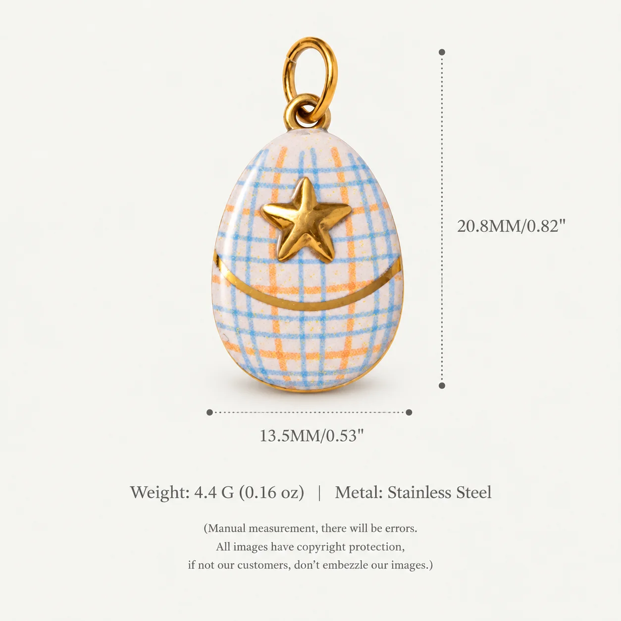 316 Edelstahl Wasserdicht Farberhaltend Retro Beliebter Löffel Lila Muschel Stern DIY Anhänger Charms für Schmuck – Detail 5