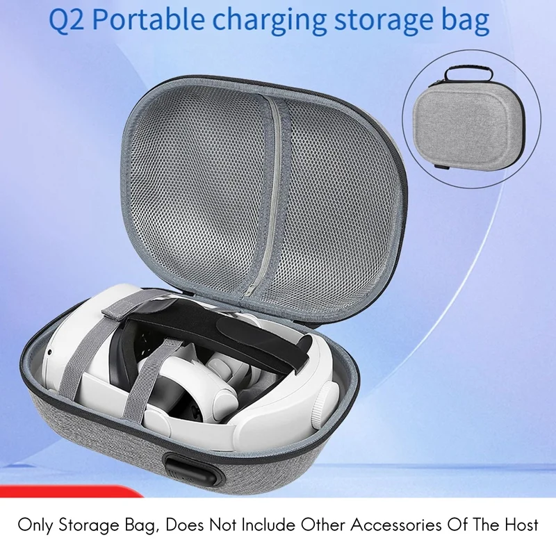 For Oculus Quest 2 Hard Shell Drop-Proof Storage Bag VR Glasses Portable Multifunctional Eva Storage Case