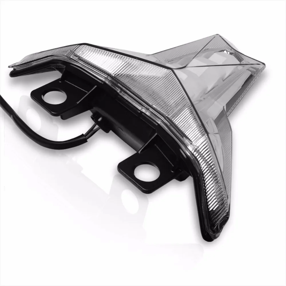 TRO-AMotorcycle الخلفية LED المتكاملة الذيل ضوء الفرامل ضوء بدوره إشارة المؤشر لكاواساكي Z1000 نينجا 250 400