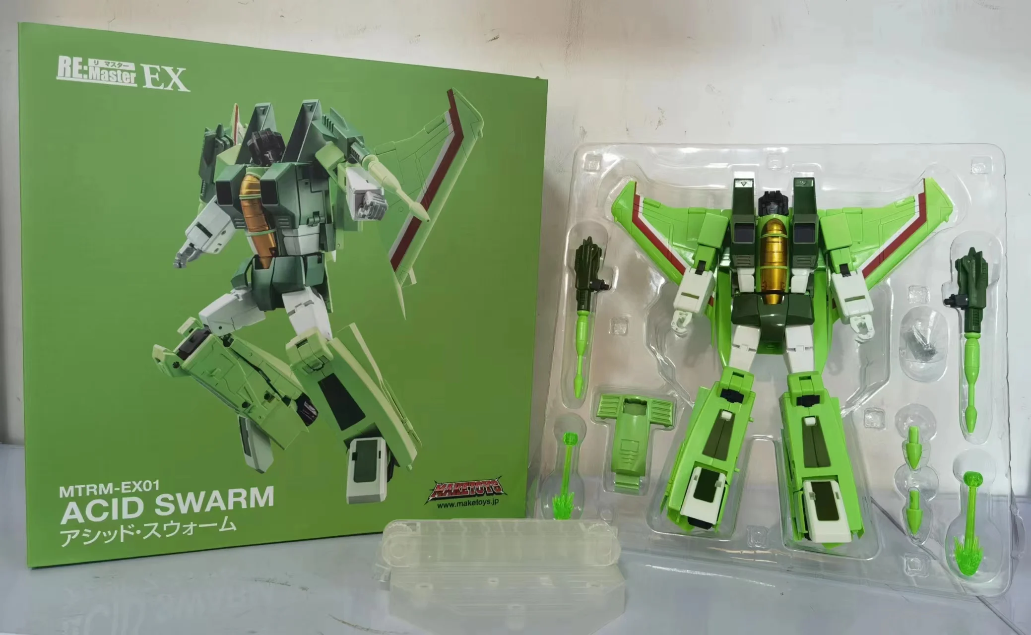 【IN STOCK】Transformation MakeToys RM-EX01 MT Sunstorm Acid Storm Starscream Action Figure Toys With Box