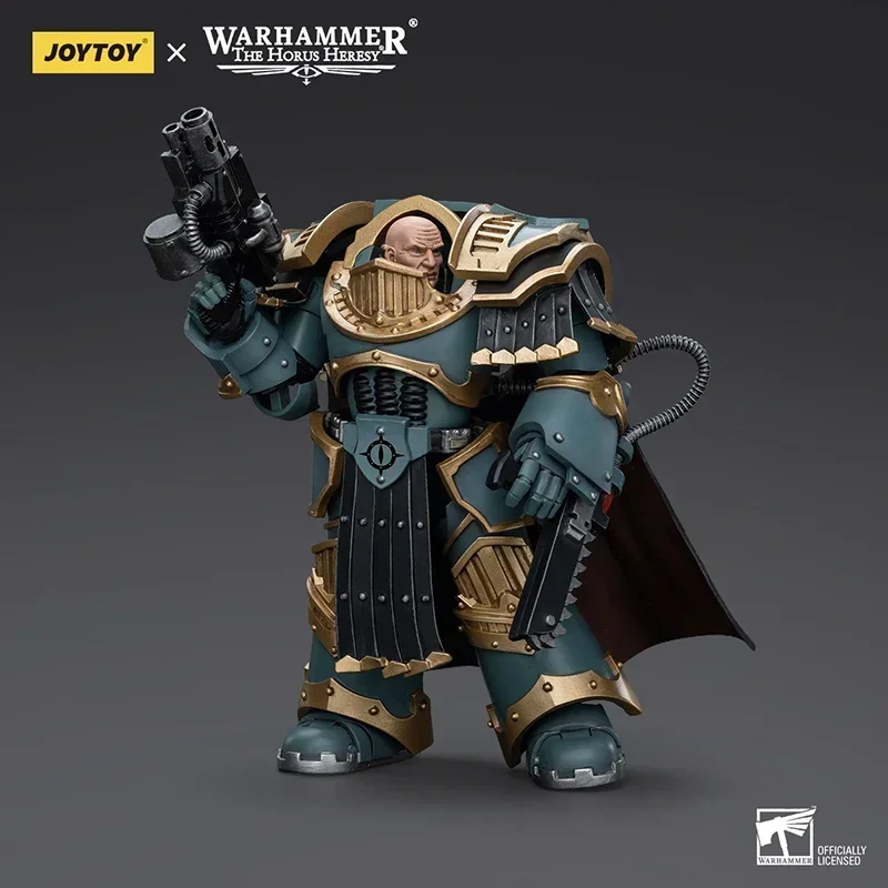 JOYTOY Warhammer 40k 1/18 Action Figures Sons of Horus Legion Praetor in Cataphractii Terminator Armour Collection Anime Model