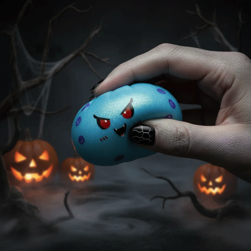 Slow Rising Dumpling Squeeze Toy Lightweight Baozi Pumpkin Bun Squishy Creative Design Multi-Colors Spooky Soft TPR Toy Students
