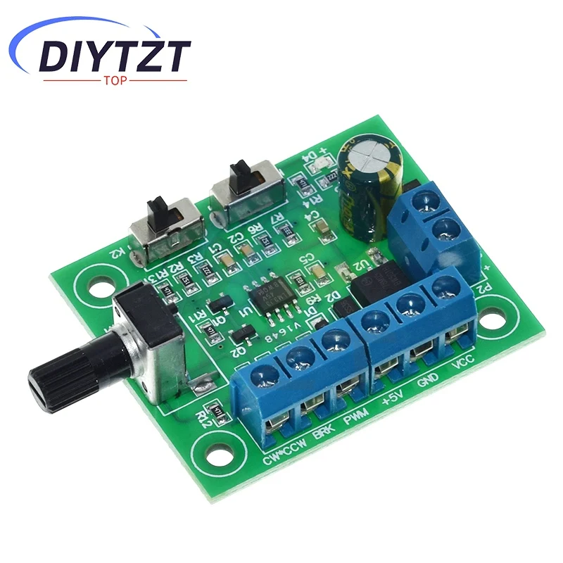 DC8-24V ブラシレス DC モータスピードコントローラドライバ PWM 速度制御ボードピンポイントレギュレータ順方向および逆方向制御 18KHz
