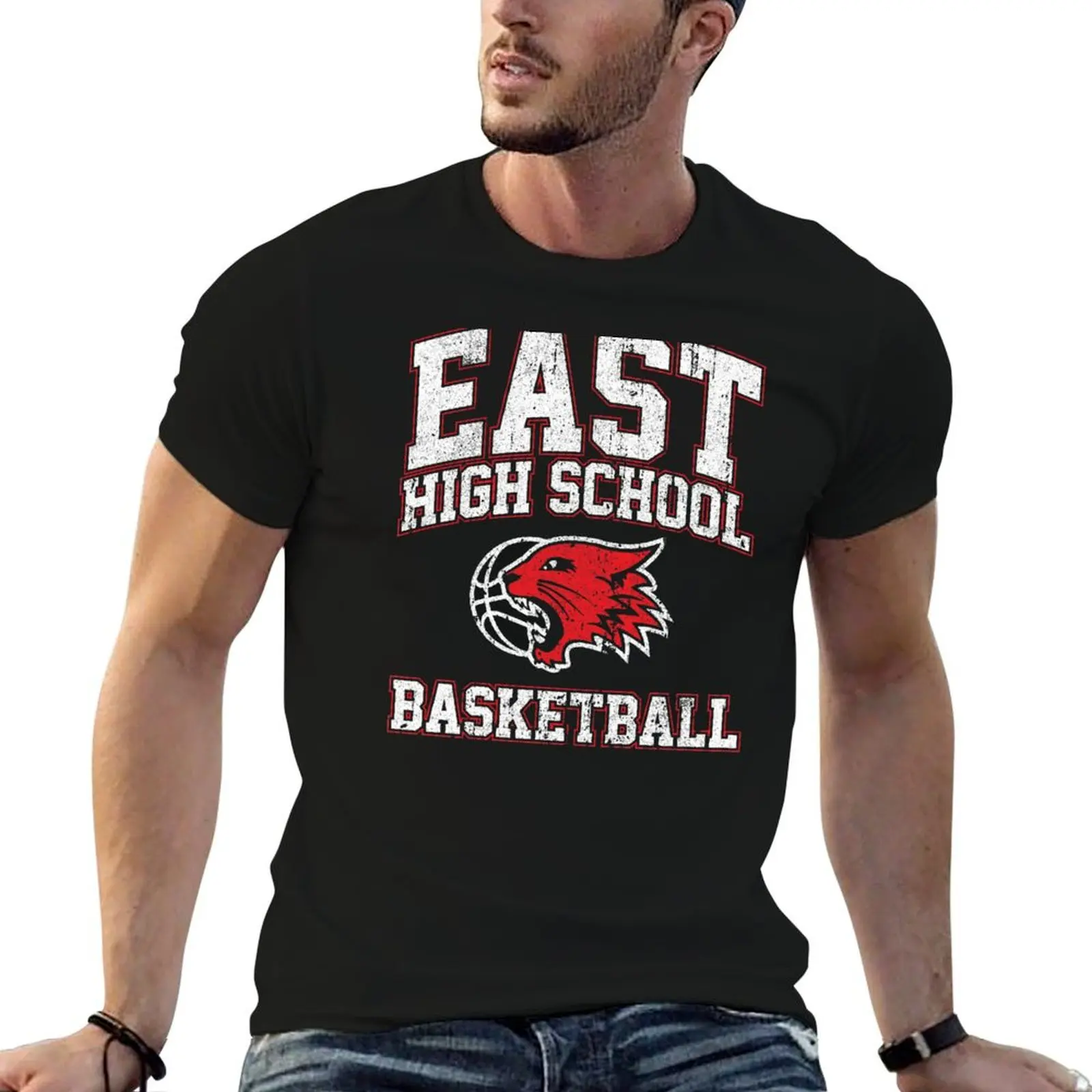 East High School Basketball T-Shirt custom t shirt customs graphic t shirts oversized t shirts for men