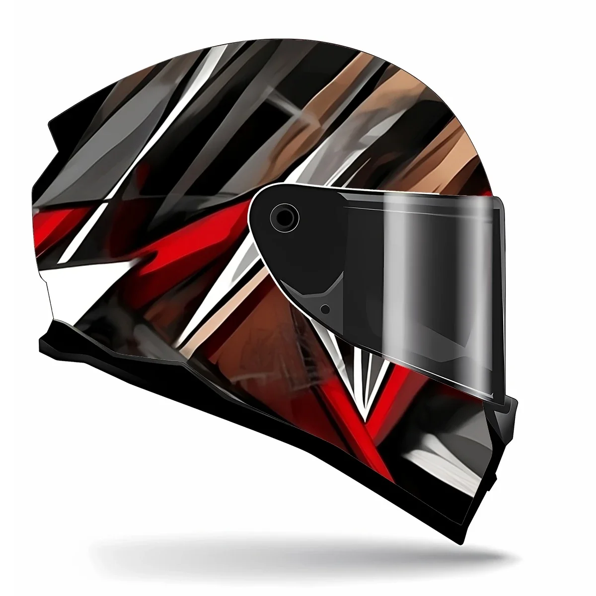 Graffiti Styled Design Full Helmet Wrap Sticker Motorcycle Helmet Racing Graphic Decal Vinyl Wrap Helmet Decor Sticker