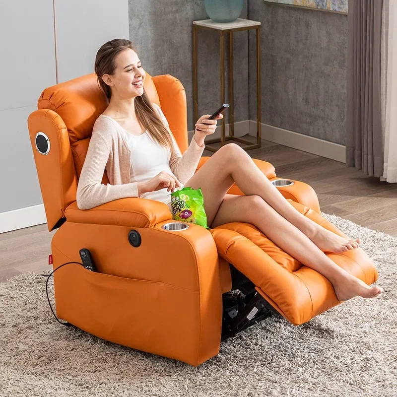 

Customizable Leisure Electric Chair Living Room Cinema Seats Relax Single Recliner Luxury