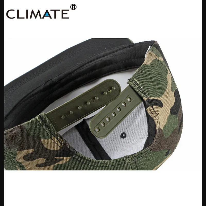 CLIMATE Camouflag Snapback Cap Youth Dancer Hip Hop Cap Cool Men Women Adjustable Cool Camouflag Baseball Snapback Caps Hat