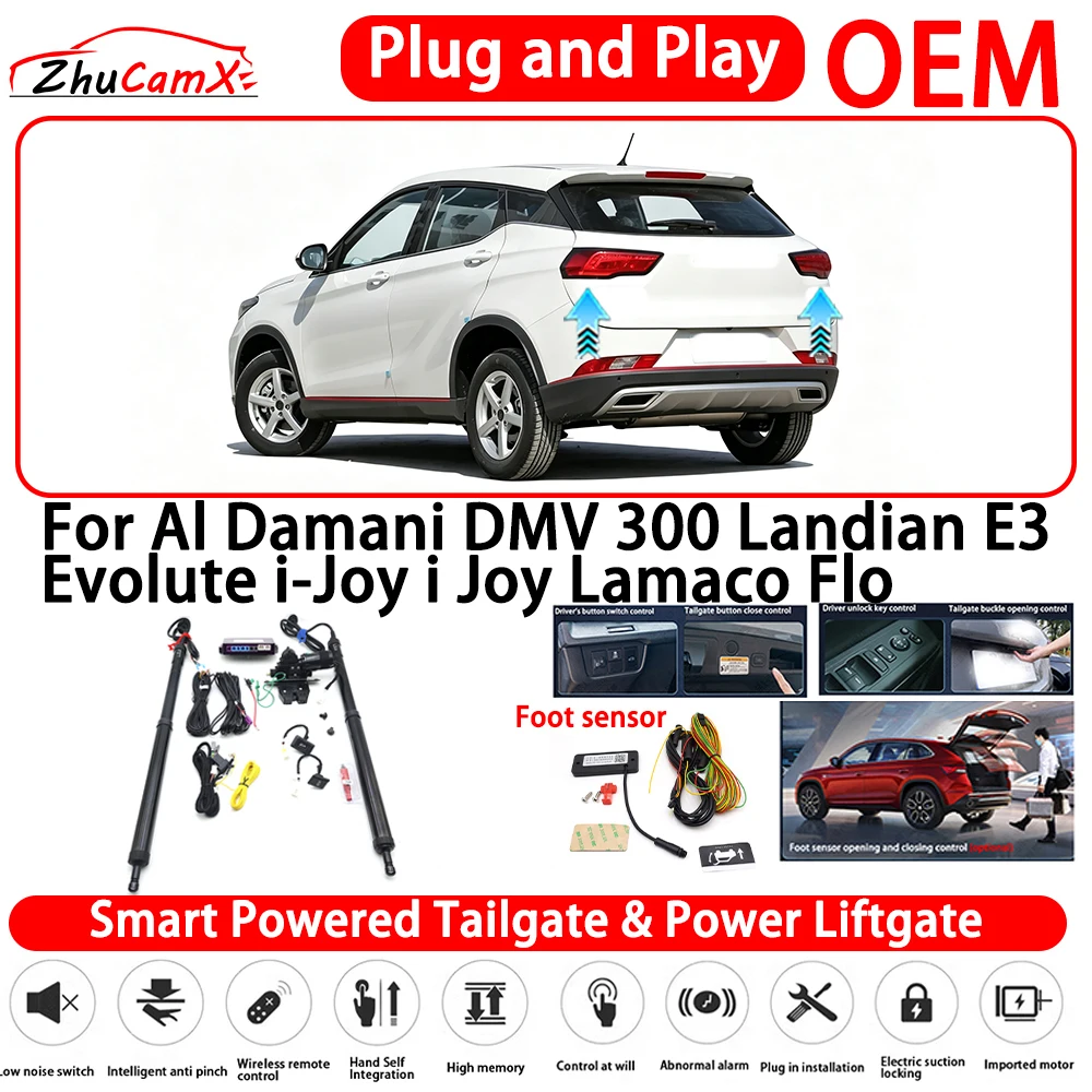 for Al Damani DMV 300 Landian E3 Evolute i-Joy i Joy Lamaco Flo OEM Smart Powered Tailgate Power Liftgate Automatic Rear Trunk