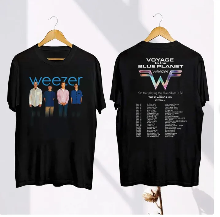 2024 Weezer Band Fall Tour T-Shirt, Weezer Band Fan Gift Shirt, Weezer 2024 Conc