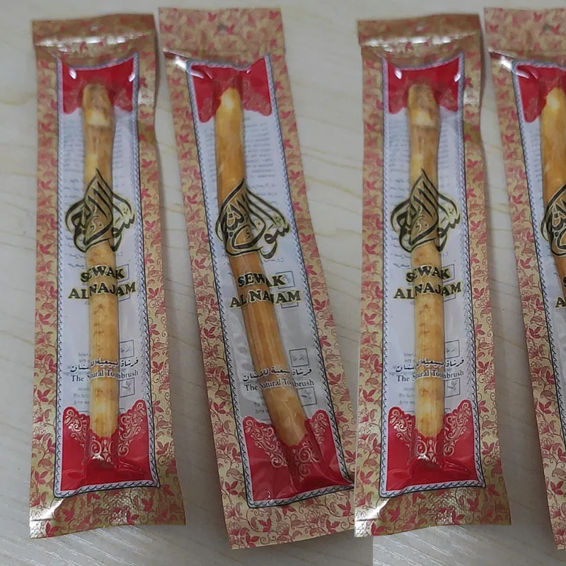 4pcs Miswak Sewak Stick For Teeth Cleaning Traditional Natural Tooth Brush Misvak Siwak Miswaak Stain Removal Travel Soft Peelu