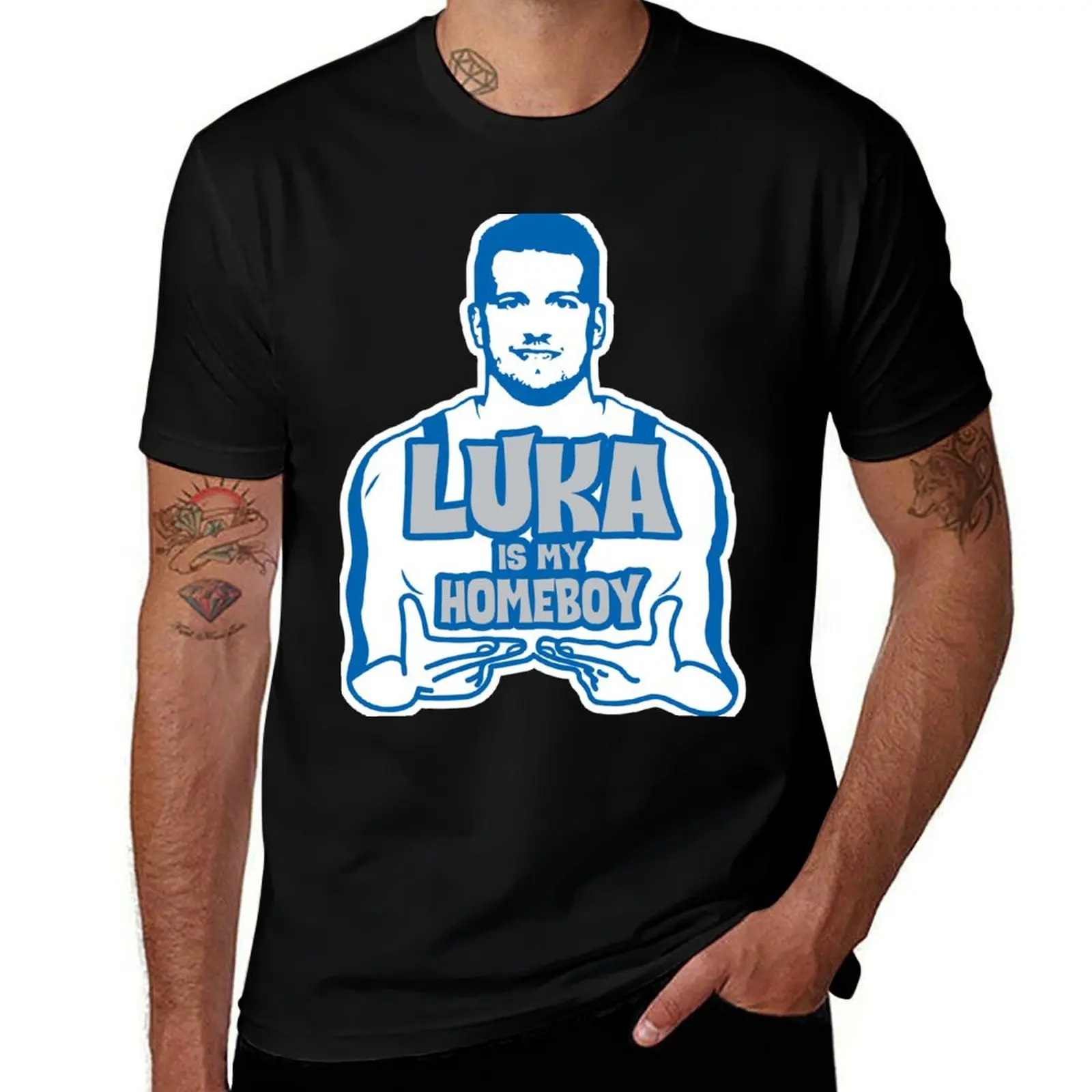 LUKA IS MY HOMEBOY T-Shirt Breathable Gym Short Sleeve T-Shirt