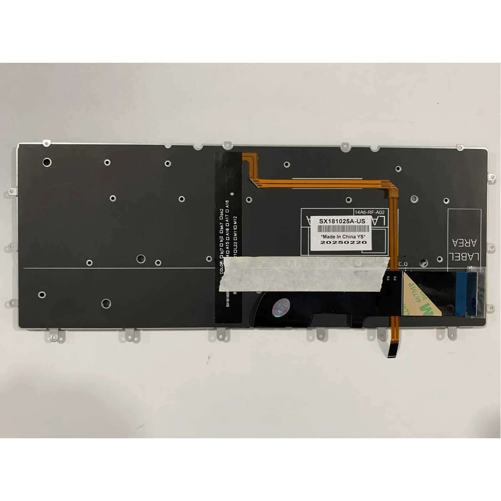 Teclado para portátil Dell XPS 13 9360 9343 9350 Inspiron 7348 7352, diseño estadounidense