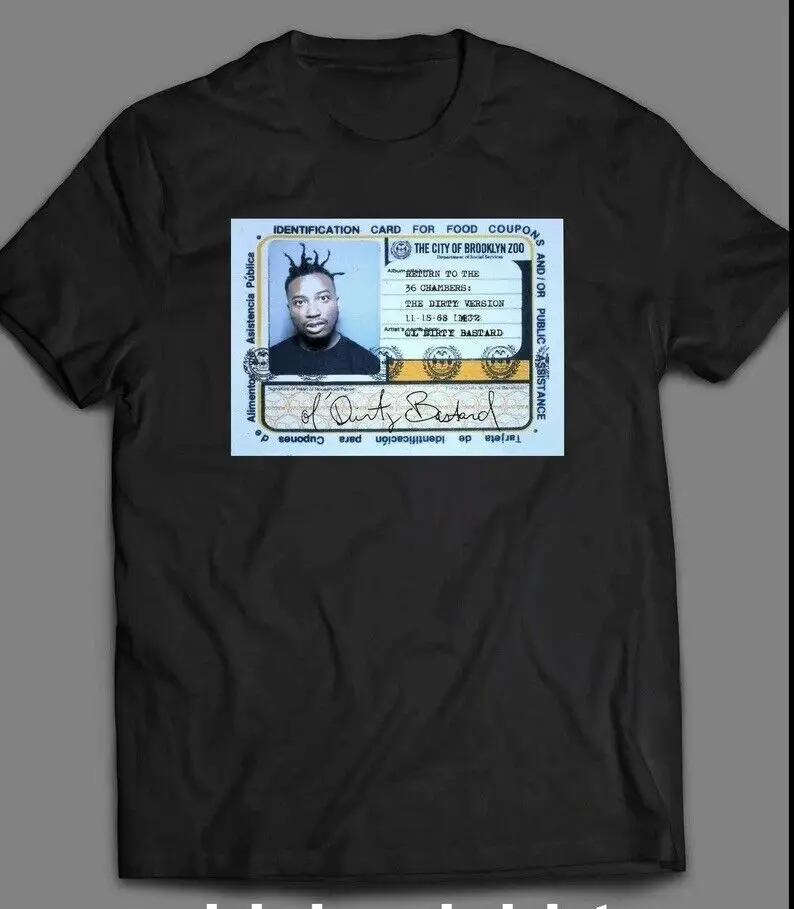 

ODB Ol Dirty Bastard Food Stamp Card Shirt