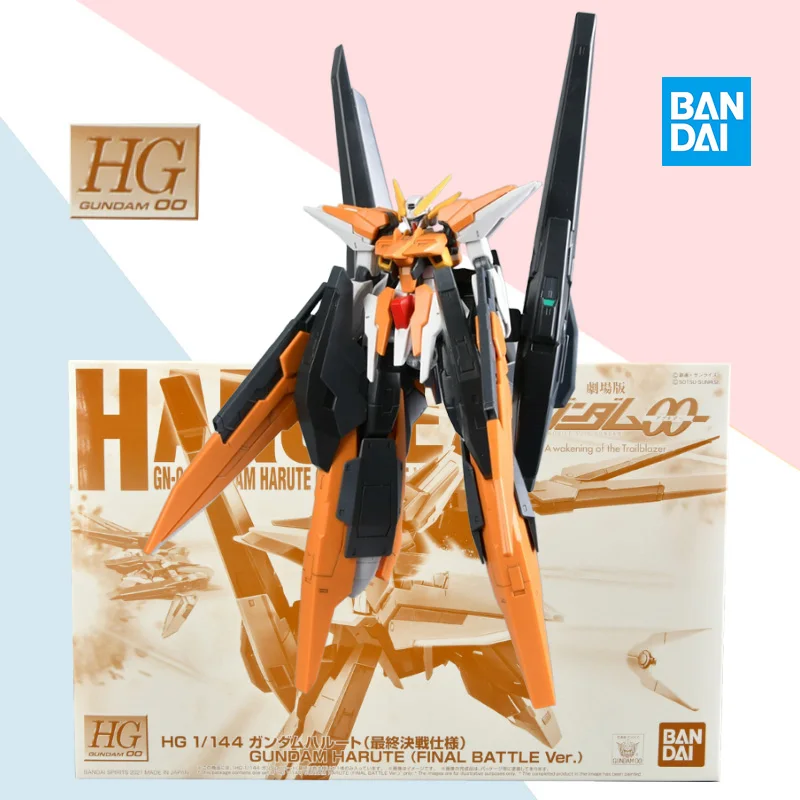 

Bandai Original HG 1/144 GN-011Gundam Harute (Final Battle Ver.) Action Figure Assembly Model Ornaments Collection Toy Gift