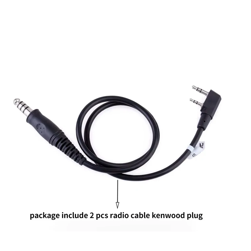 WADSN Airsoft R.3 U سلسلة المزدوج PTT سماعة كينوود Huning التكتيكية سماعة Baofeng اسلكية تخاطب موصل دفع إلى الحديث Devic