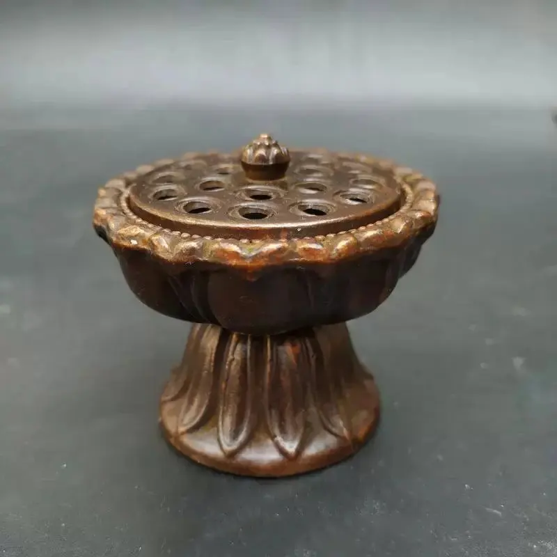 , lamp, home interior decoration for living room study, lotus seed and pod incense burner.