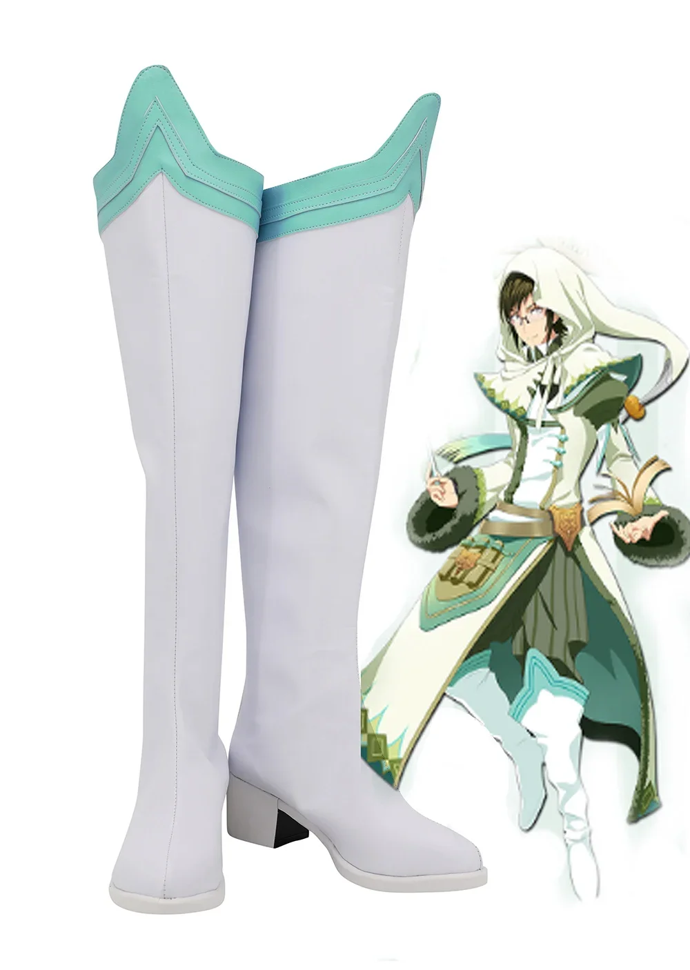 

IDOLiSH7 Merchen Dream Version Izumi Mitsuki Cosplay Boots White Shoes Halloween Party Cosplay Costume Accessory