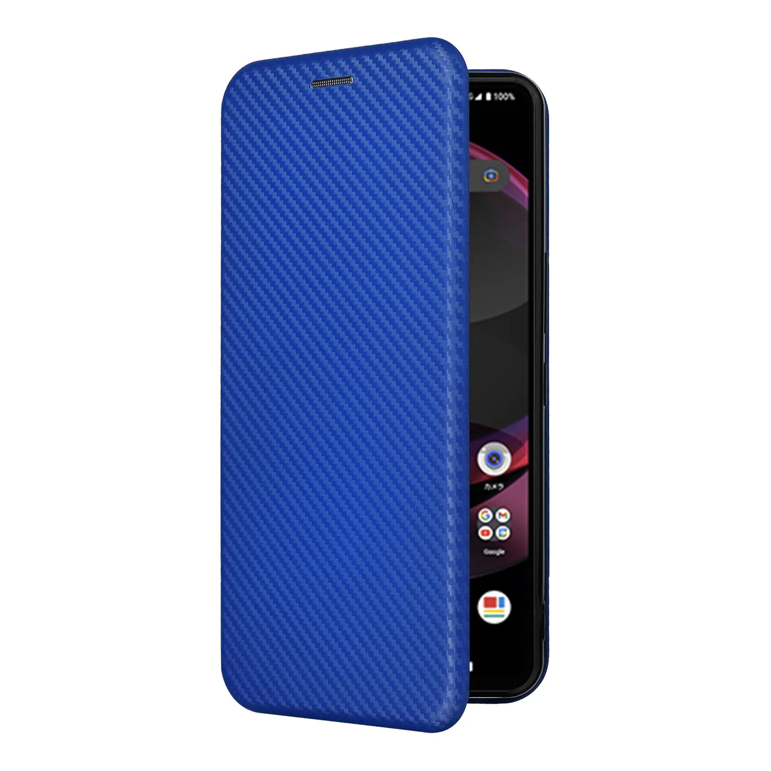 For Sharp Aquos R8 Pro SH-51D Case Luxury Flip Carbon Fiber Skin Magnetic Adsorption Case For Sharp Aquos R8 SH-52D Phone Bags