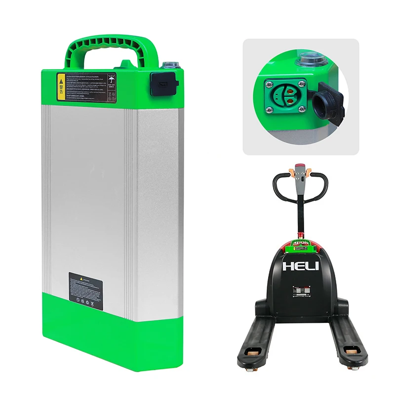 Green 48V 20Ah HELI CBD20J-LI2 LiFePO4 Lithium Battery for HELI Electric Pallet Jack