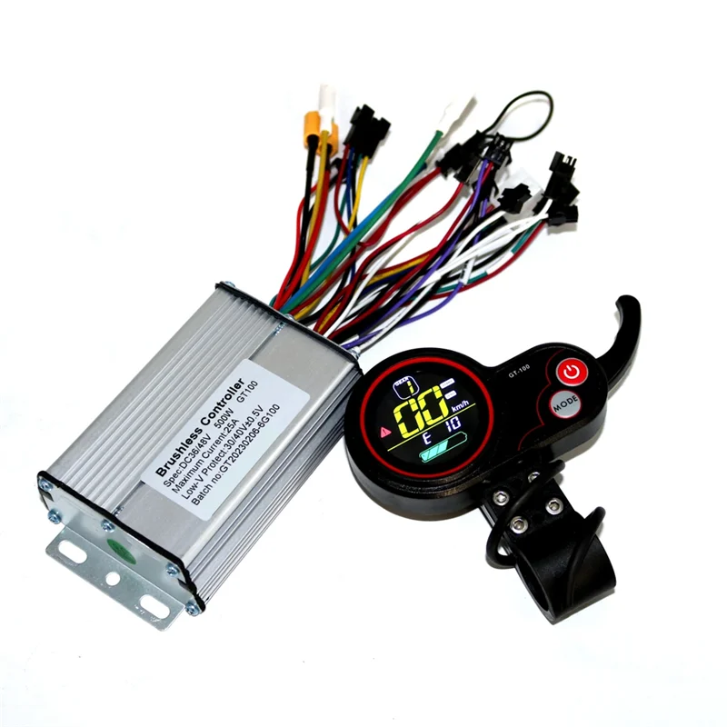 

Y49A-GT-100 LCD Display Instrument Dashboard Controller Cable Kit 36V 500W Controller Electric Scooter Spare Parts Accessories