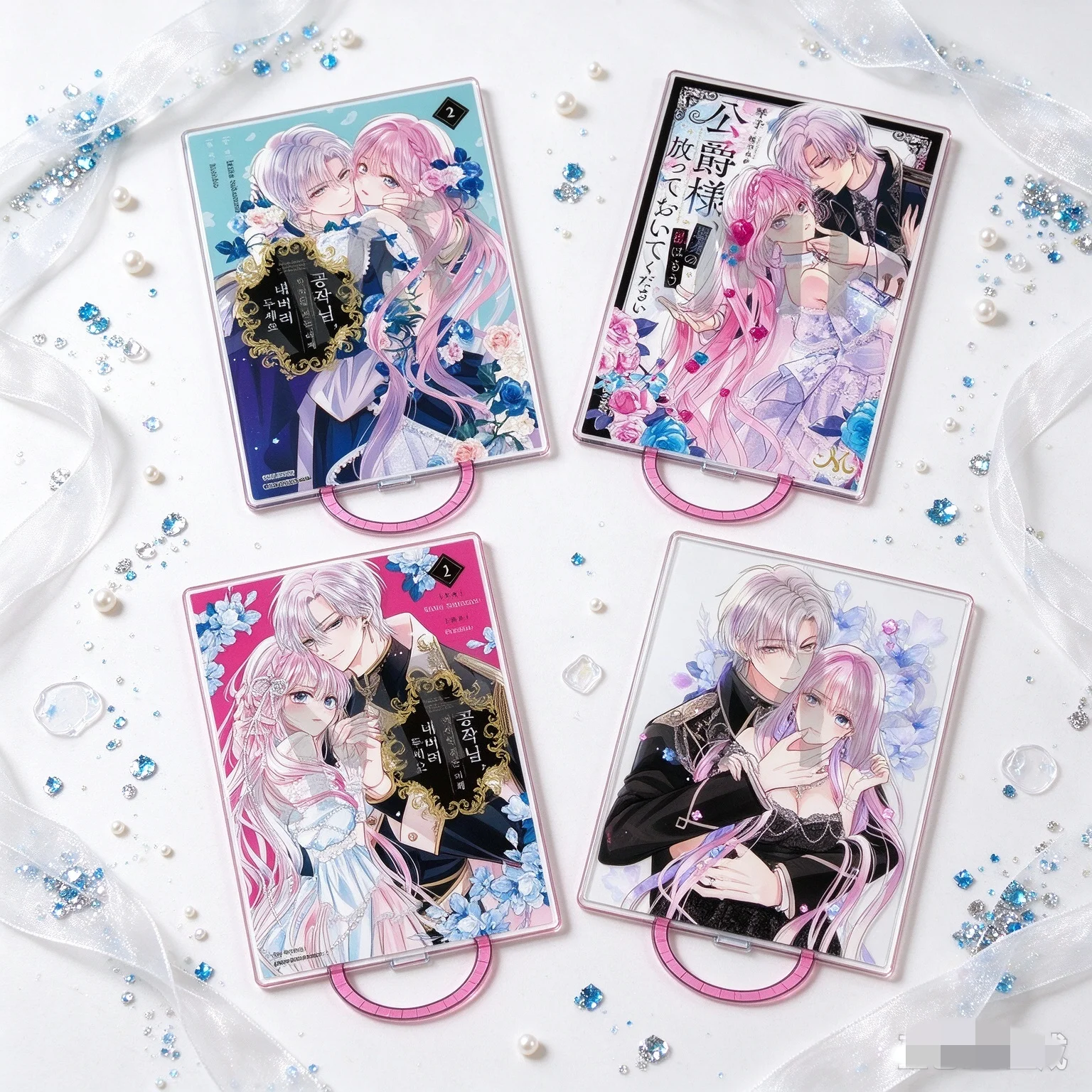 Desk Decor Anime Manga Your Grace, Please Just Forget About This Wicked Wife! 15CM Ilze/Gilbert Acrylic Stand Figure Keychain