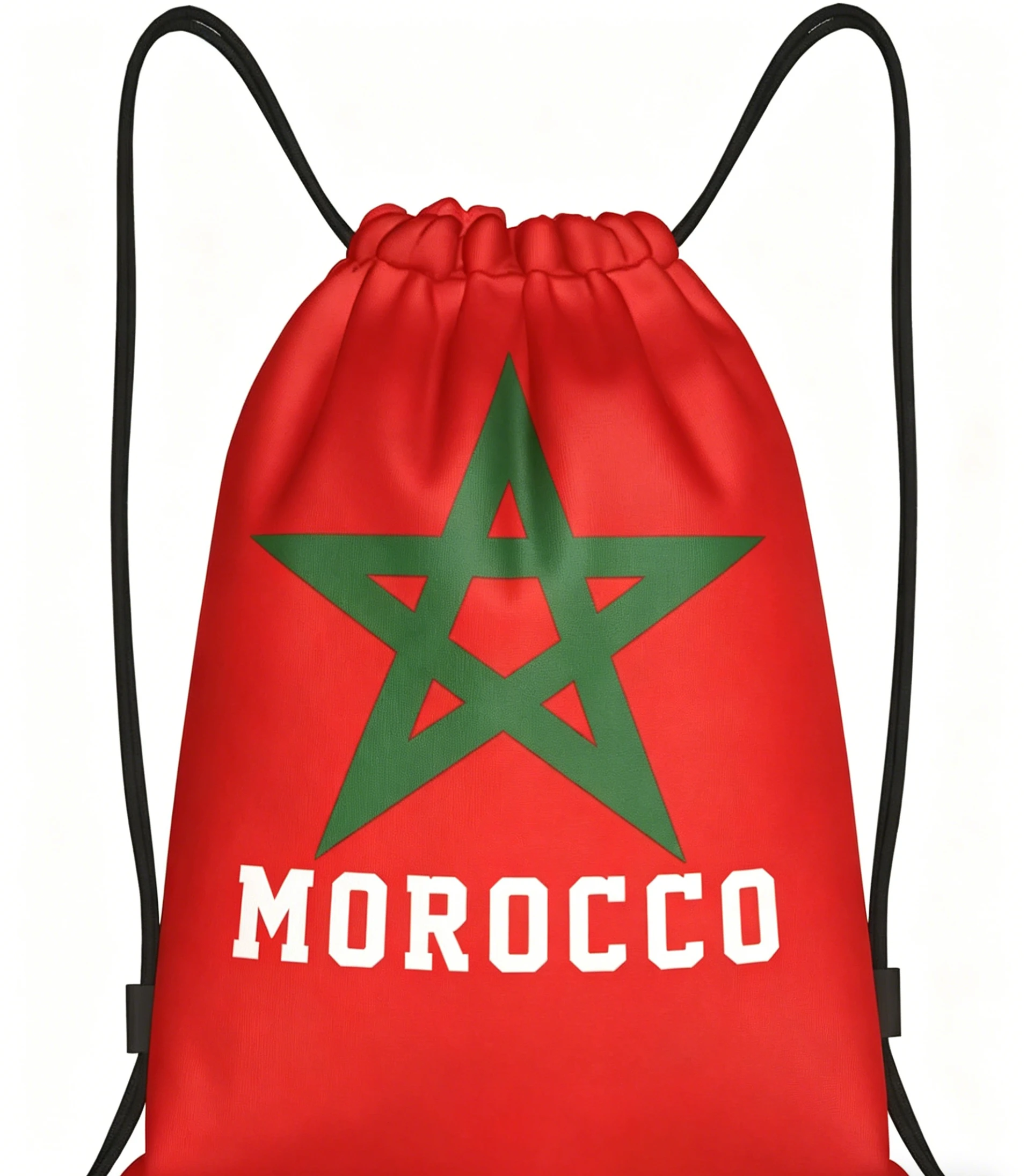 Flagicts Pain Noly Football Soccer Fans Morocco Flags Drawstring Bags