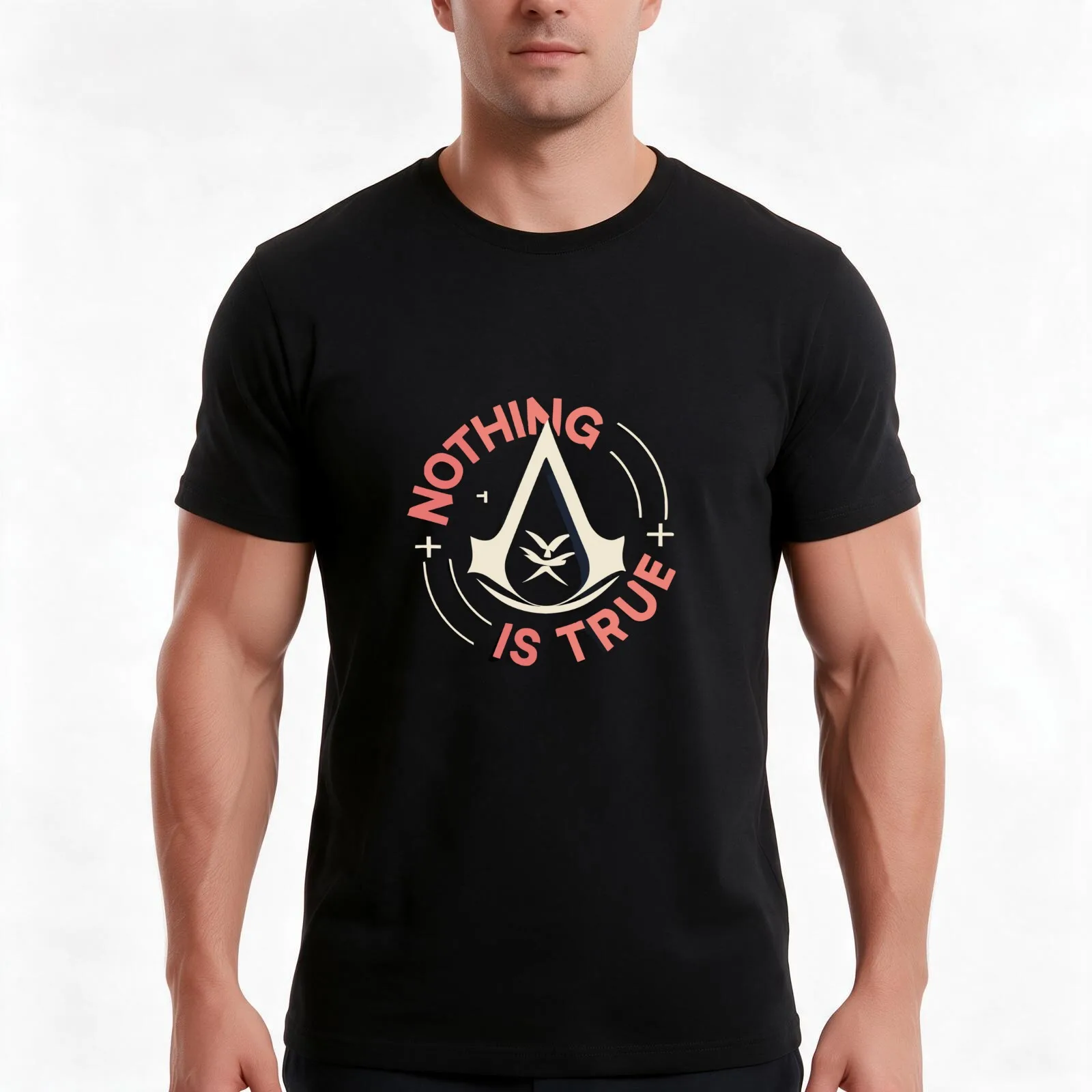 Truth and Permissibility: Quote-Infused Designs T-Shirt, Summer Casual Cotton Tee, Oversized Streetwear Tops, Unisex Men Women
