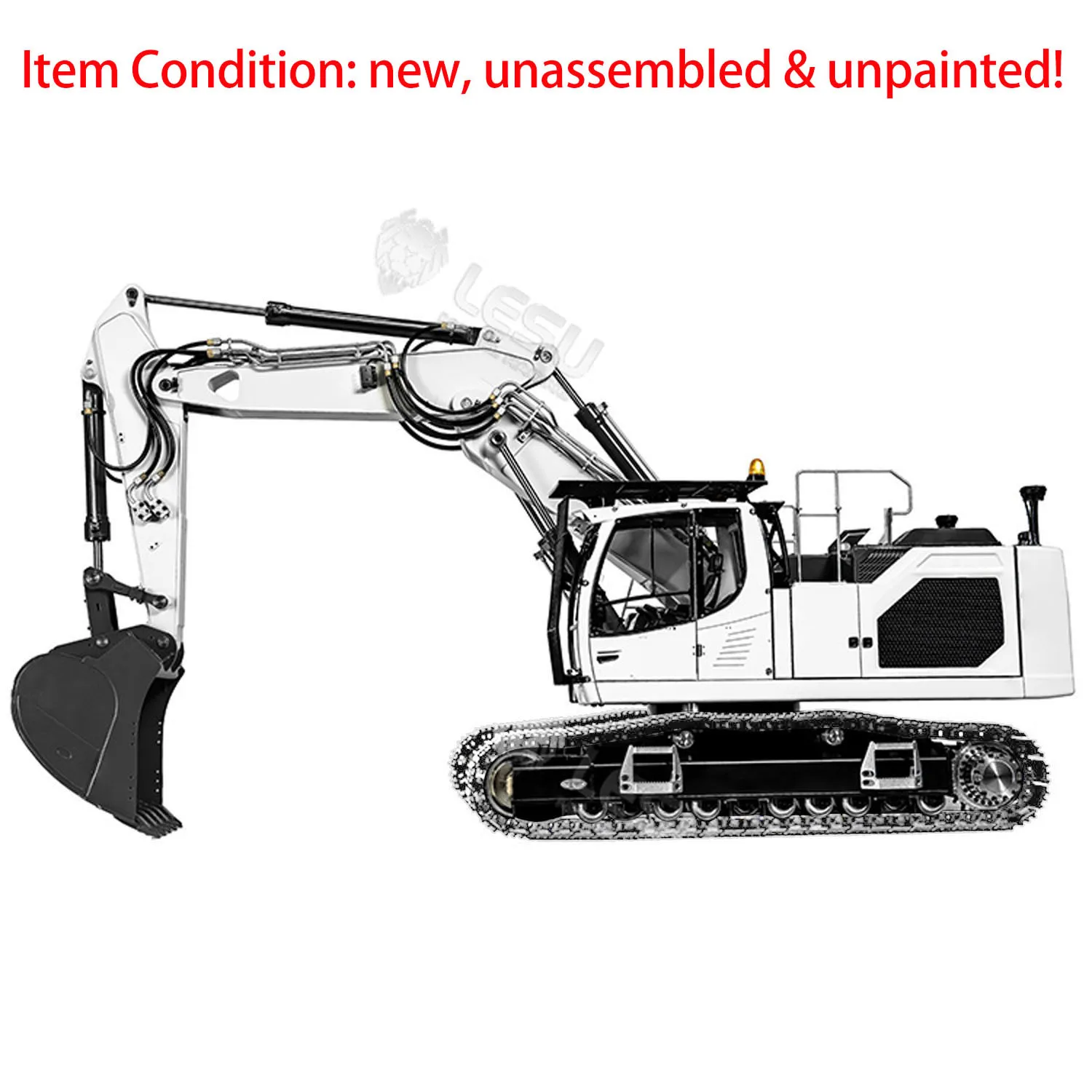 Toys LESU 945 1/14 3-arm Hydraulic RC Excavator Metal Radio Control Digger Kits Trucks Cars Vehicle for Boys Gifts