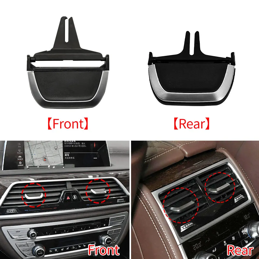 For BMW G11 G12 Car Front Air Vent Grille Clip Trim Parts A/C Outlet Repair Kits For BMW 7 Series 730 740 750 760 2016-2022